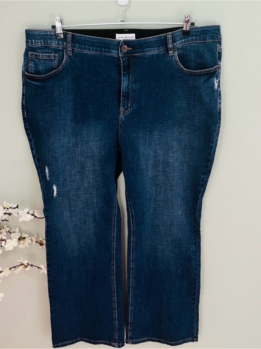 Women’s Lane Bryant Dark Wash Bootcut Jeans - Dark Blue Size 24